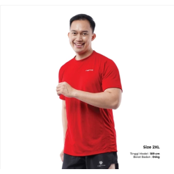 Kaos Basic Dry Fit Merah