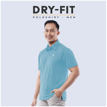 Polo Dry Fit Biru