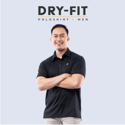 Polo Dry Fit Hitam