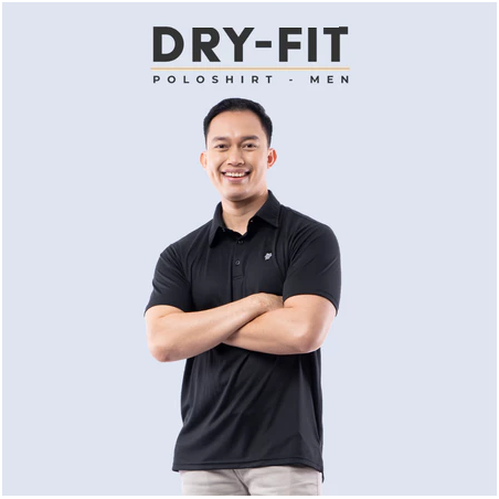 Polo Dry Fit Hitam