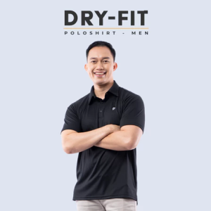 Polo Dry Fit Hitam